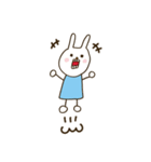 ウサギのウーのピースなスタンプ（個別スタンプ：8）