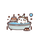 お風呂猫 愛してる（個別スタンプ：2）