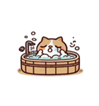 お風呂猫 愛してる（個別スタンプ：9）