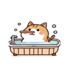 お風呂猫 気絶した,（個別スタンプ：9）
