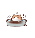 お風呂猫 気絶した,（個別スタンプ：23）