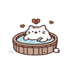 お風呂猫 ハートが壊れた,（個別スタンプ：29）