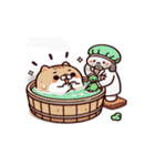 お風呂猫 すぐ行くよ,（個別スタンプ：8）