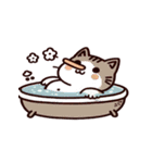 お風呂猫 すぐ行くよ,（個別スタンプ：13）