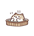 お風呂猫 すぐ行くよ,（個別スタンプ：16）