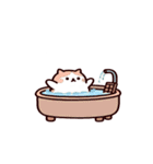 お風呂猫 殴られたいの？,（個別スタンプ：6）