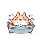 お風呂猫 殴られたいの？,（個別スタンプ：19）