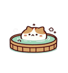 お風呂猫 殴られたいの？,（個別スタンプ：28）