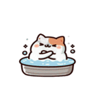 お風呂猫 ハグ,（個別スタンプ：3）
