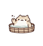 お風呂猫 ハグ,（個別スタンプ：24）