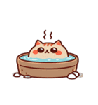 お風呂猫 ハグ,（個別スタンプ：28）