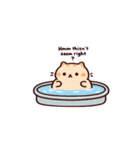 お風呂猫 ハグして,（個別スタンプ：10）