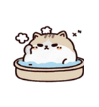お風呂猫 あくび,（個別スタンプ：10）