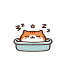 お風呂猫 あくび,（個別スタンプ：16）
