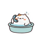 お風呂猫 あくび,（個別スタンプ：22）