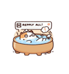 お風呂猫 あくび,（個別スタンプ：31）