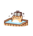 お風呂猫 朝ごはん中,（個別スタンプ：20）