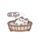 お風呂猫 泣きたいよ〜,（個別スタンプ：7）