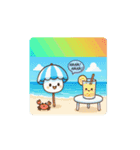 #夏の浜 *move（個別スタンプ：5）