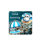 #夏の浜 *move（個別スタンプ：6）