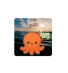 #夏の浜 *move（個別スタンプ：12）