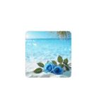 美しい薔薇と海.Roses and the Sea（個別スタンプ：1）