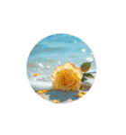 美しい薔薇と海.Roses and the Sea（個別スタンプ：4）