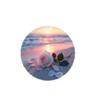 美しい薔薇と海.Roses and the Sea（個別スタンプ：14）