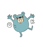 あおいくまさん おどる♫（個別スタンプ：2）