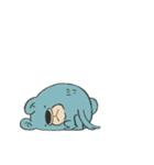 あおいくまさん おどる♫（個別スタンプ：5）