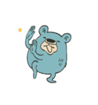 あおいくまさん おどる♫（個別スタンプ：7）