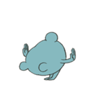 あおいくまさん おどる♫（個別スタンプ：8）