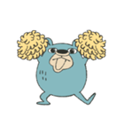 あおいくまさん おどる♫（個別スタンプ：9）