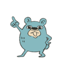 あおいくまさん おどる♫（個別スタンプ：14）