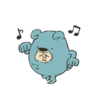 あおいくまさん おどる♫（個別スタンプ：15）
