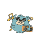 あおいくまさん おどる♫（個別スタンプ：16）
