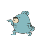 あおいくまさん おどる♫（個別スタンプ：21）