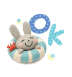 気遣い♡かわいい動物3D夏（個別スタンプ：1）