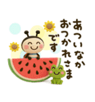 気遣い♡かわいい動物3D夏（個別スタンプ：3）