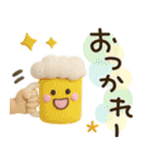 気遣い♡かわいい動物3D夏（個別スタンプ：4）