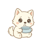 白柴犬ちゃんと日本犬（個別スタンプ：10）