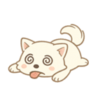 白柴犬ちゃんと日本犬（個別スタンプ：11）
