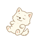 白柴犬ちゃんと日本犬（個別スタンプ：17）