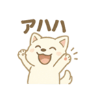 白柴犬ちゃんと日本犬（個別スタンプ：23）