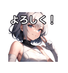 包帯巻き巻き女子（個別スタンプ：1）