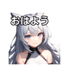 包帯巻き巻き女子（個別スタンプ：6）
