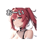 包帯巻き巻き女子（個別スタンプ：28）