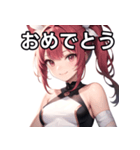 包帯巻き巻き女子（個別スタンプ：37）
