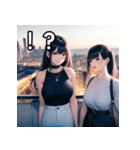 大都会デート女子（個別スタンプ：17）