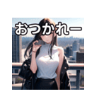 大都会デート女子（個別スタンプ：35）